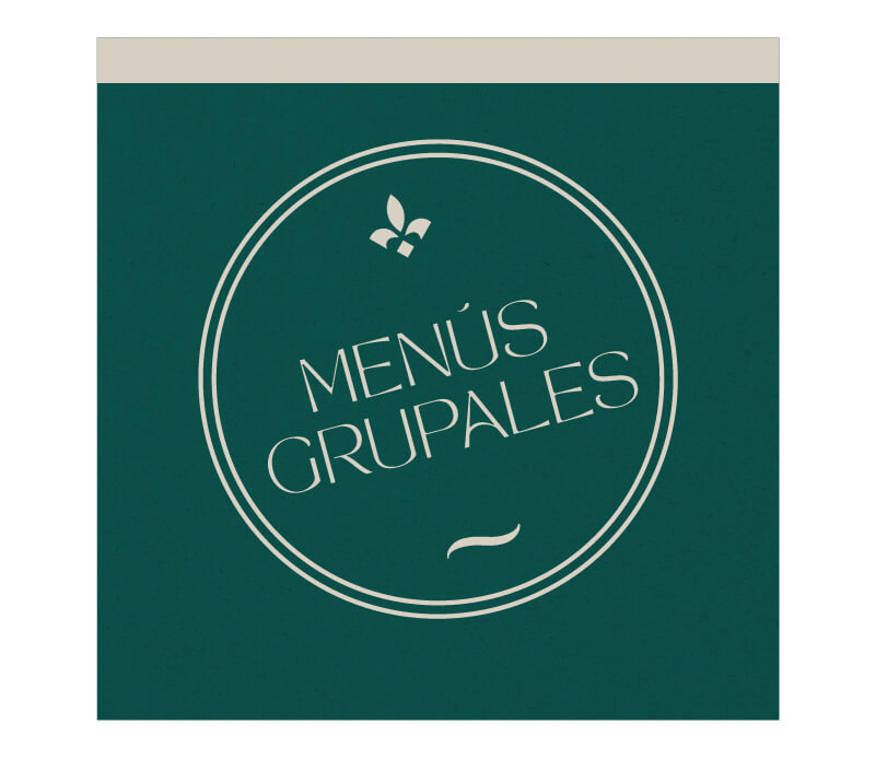 Menús Grupales