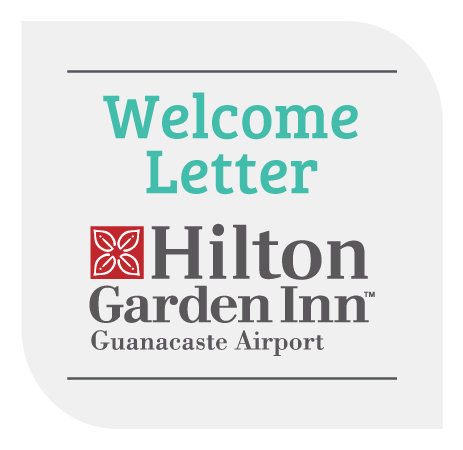 Hilton Garden Welcome Letter